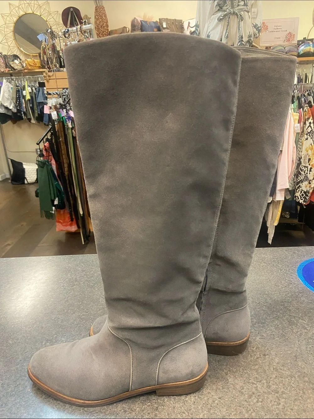 UGG Tall Gray Suede Winter Boots
